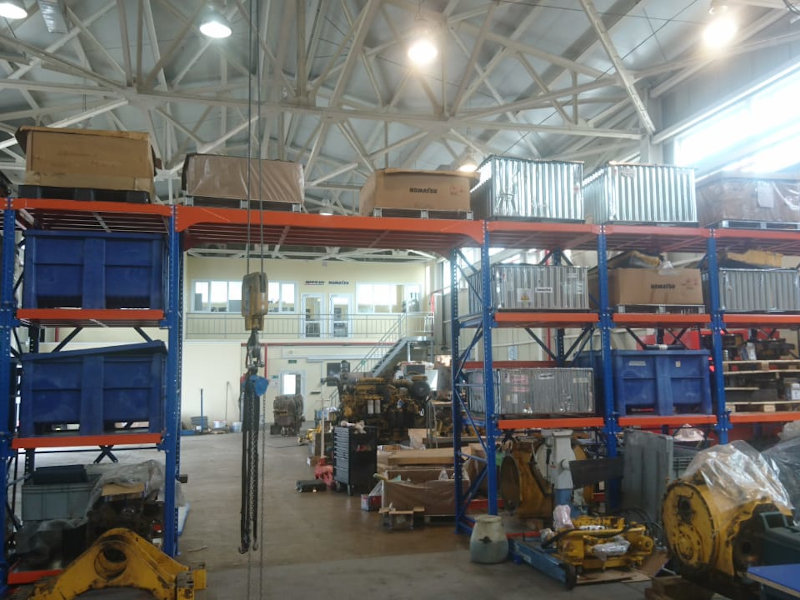 металлические стеллажи для склада для тяжелых грузов